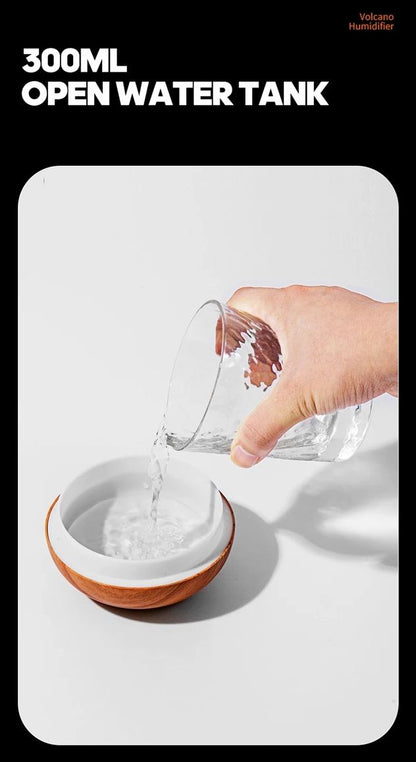 Volcano Mist USB Humidifier With Night Light  Portable Air Moisturizer For Home Office  Travel 6