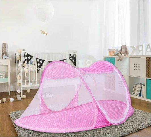 Foldable Baby Travel Bed With Mosquito Net  Portable Infant Sleep Nest For 03 Years 3