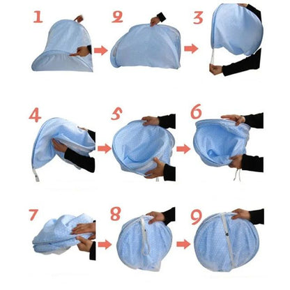 Foldable Baby Travel Bed With Mosquito Net  Portable Infant Sleep Nest For 03 Years 4