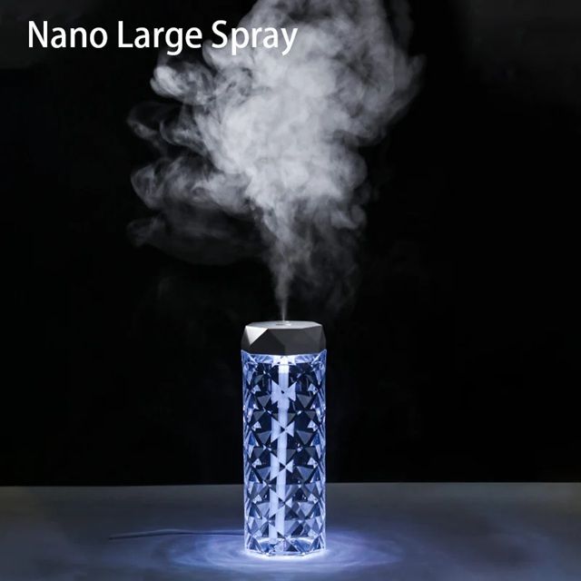 Crystal RGB Aroma Diffuser  Portable Mist Humidifier With Essential Oil  LED Mood Light 2