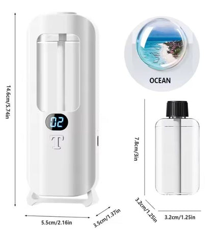 Smart Aromatherapy Diffuser & Humidifier – Digital Display with Color Lights for Home or Office