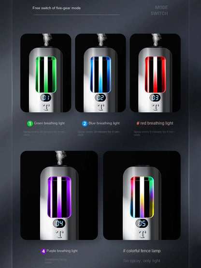 Smart Aromatherapy Diffuser  Humidifier  Digital Display With Color Lights For Home Or Office 4