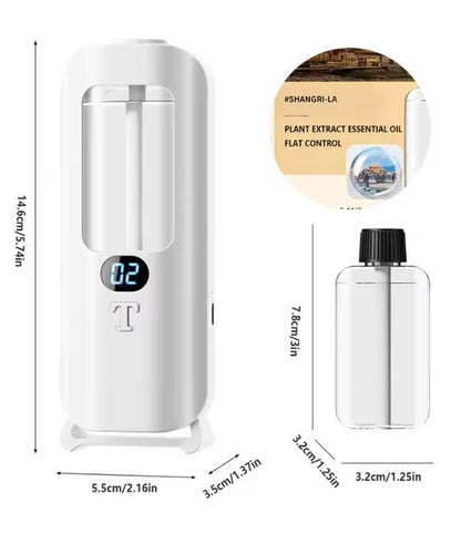 Smart Aromatherapy Diffuser  Humidifier  Digital Display With Color Lights For Home Or Office 10