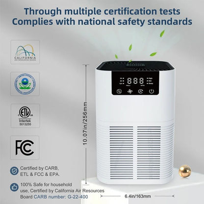 HEPA Air Purifier With Aromatherapy  Smoke Odor Eliminator  Negative Ion Generator For Home 5