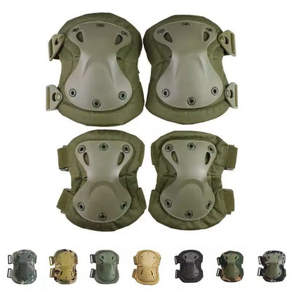 Tactical Knee and Elbow Protector Pads for Outdoor Sports and Hunting
