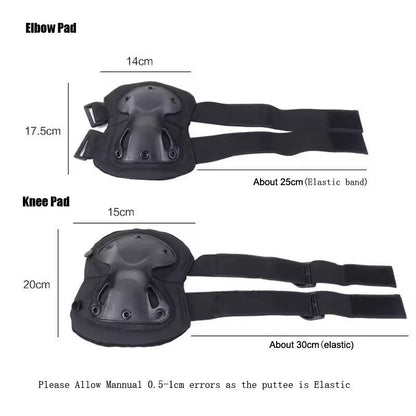 Tactical Knee And Elbow Protector Pads For Outdoor Sports And Hunting 2