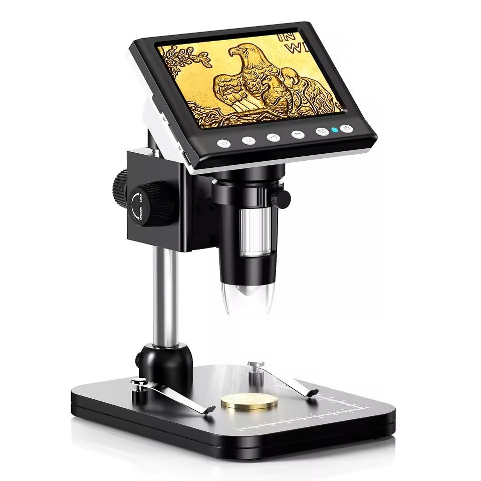 Digital Coin Microscope 1000X With 43 Inch Screen And 8 LED Lights 6