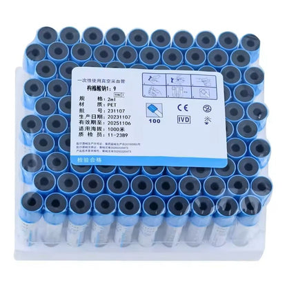 Sodium Citrate Blood Collection Tubes 100 Pack For Lab And Veterinary Use 4