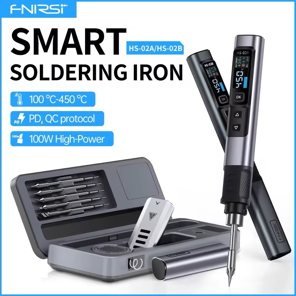 Smart Soldering Station 100W Adjustable Electric Iron Kit with Temperature Control