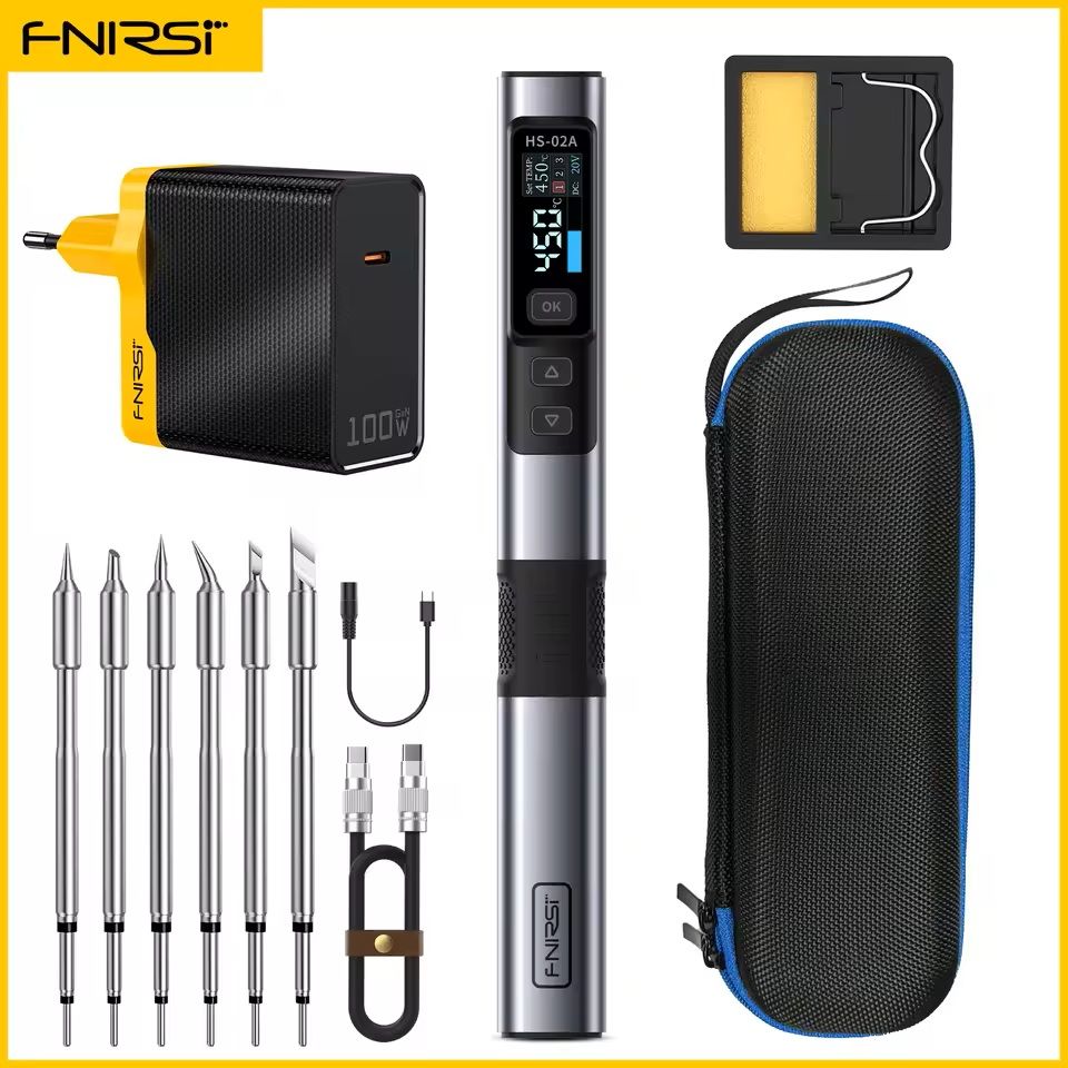 Smart Soldering Station 100W Adjustable Electric Iron Kit With Temperature Control 14