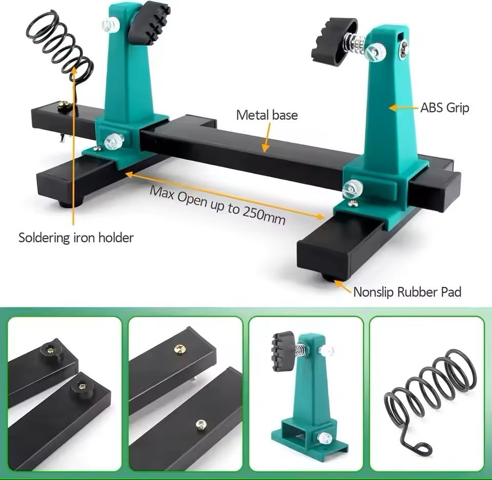 Adjustable Circuit Board Holder Jig For Soldering And Assembly Work 2