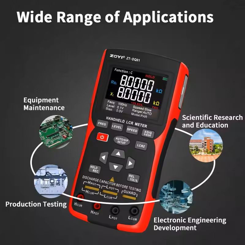Digital LCR Meter For Resistance Capacitance And Inductance Testing 2