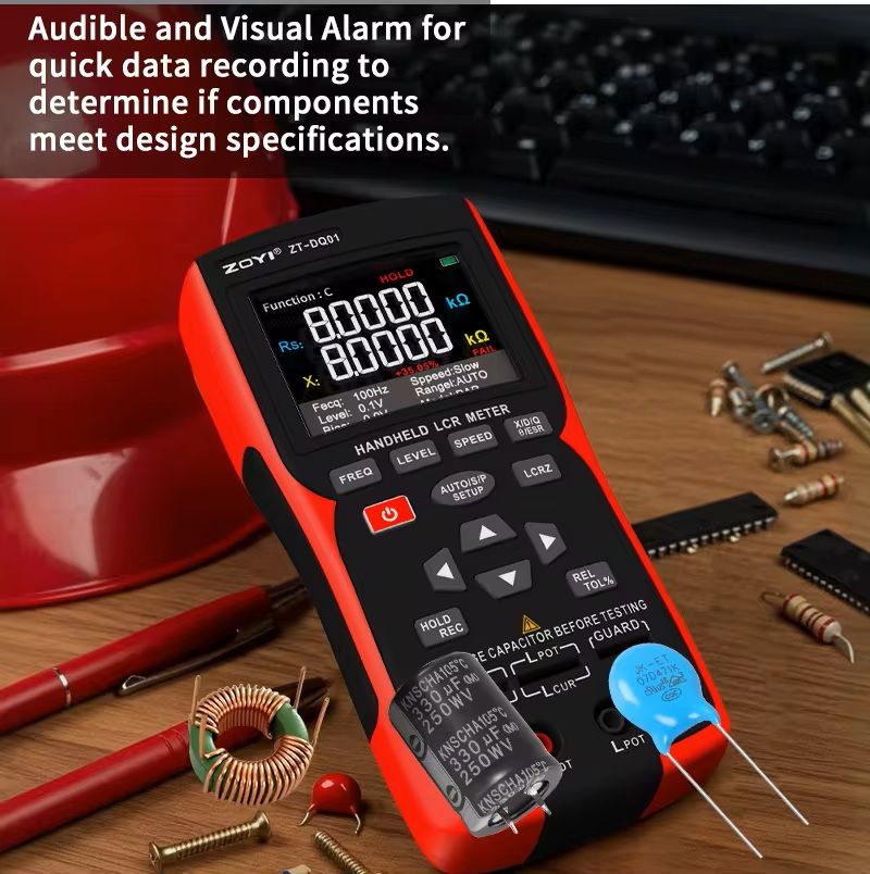 Digital LCR Meter for Resistance Capacitance and Inductance Testing