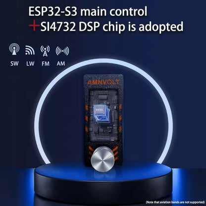 Mini Full Band DSP Radio Receiver With IPS Display And LSB USB Tuning 4