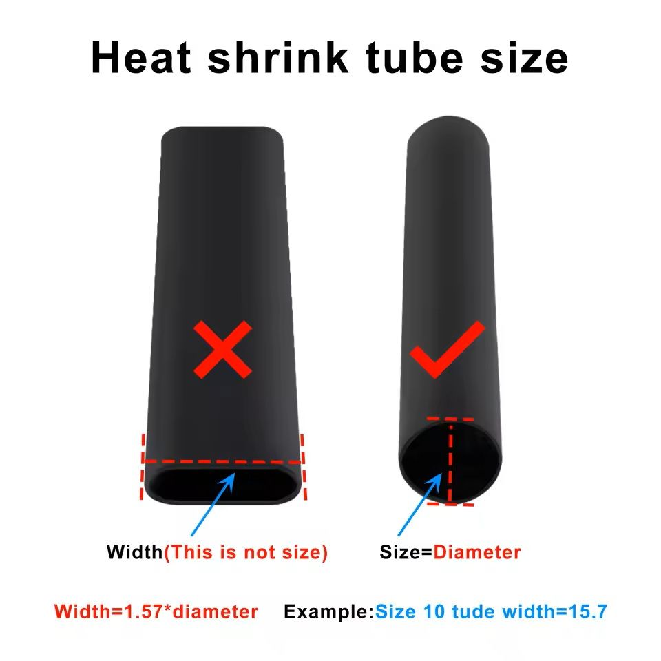Dual Wall Heat Shrink Tubing With Glue 1M Waterproof Wire Insulation 2