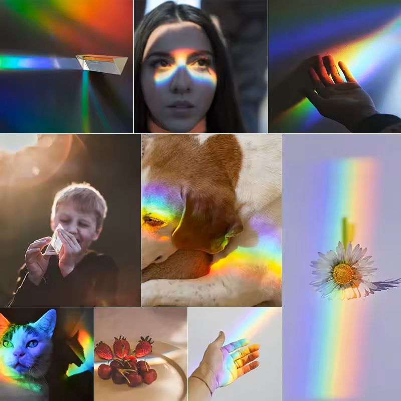 Photography Glass Prism For Studio Light Effects 5