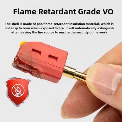 10Pack High Current GoldPlated Banana Plug Connectors For Quick 32A Electrical Testing 4