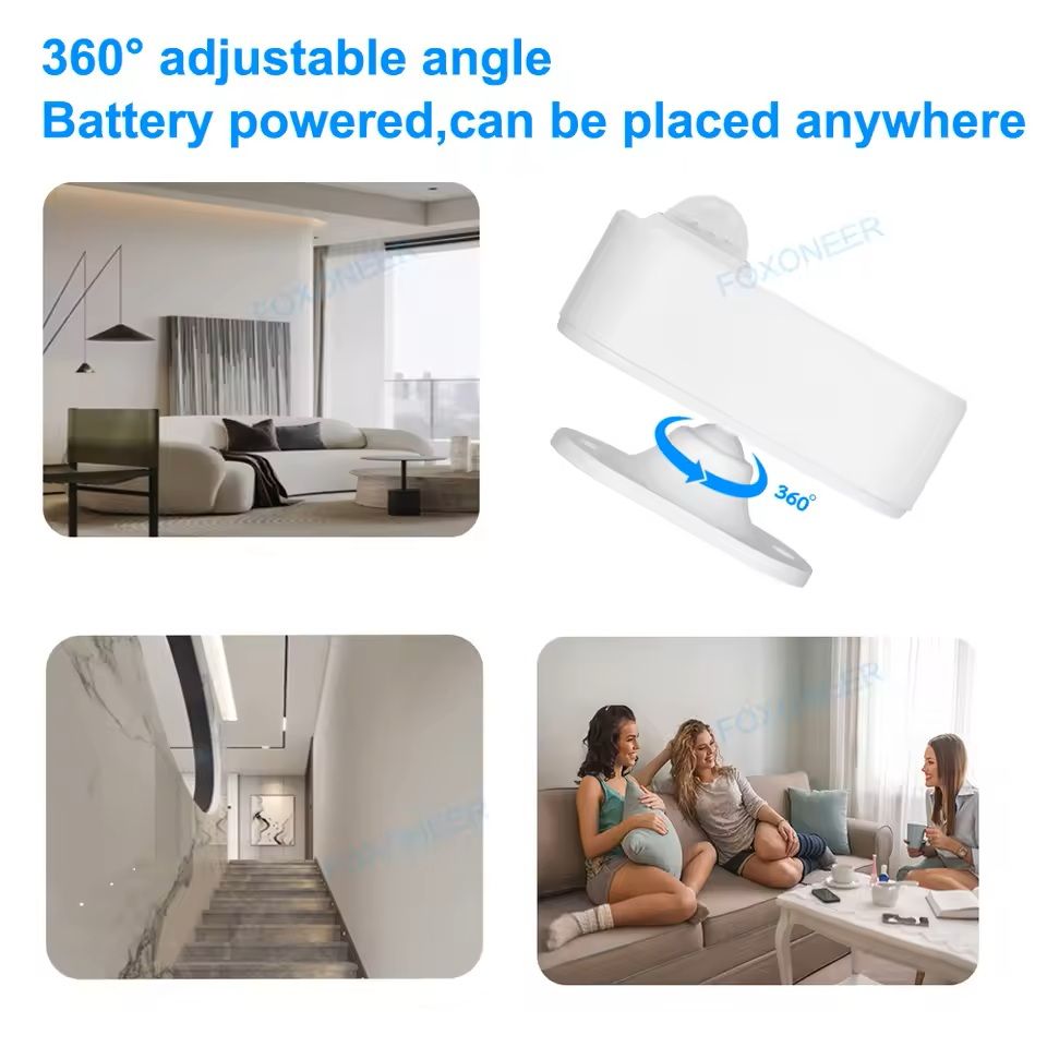 Human Presence Sensor With Motion Luminance And Distance Detection 4
