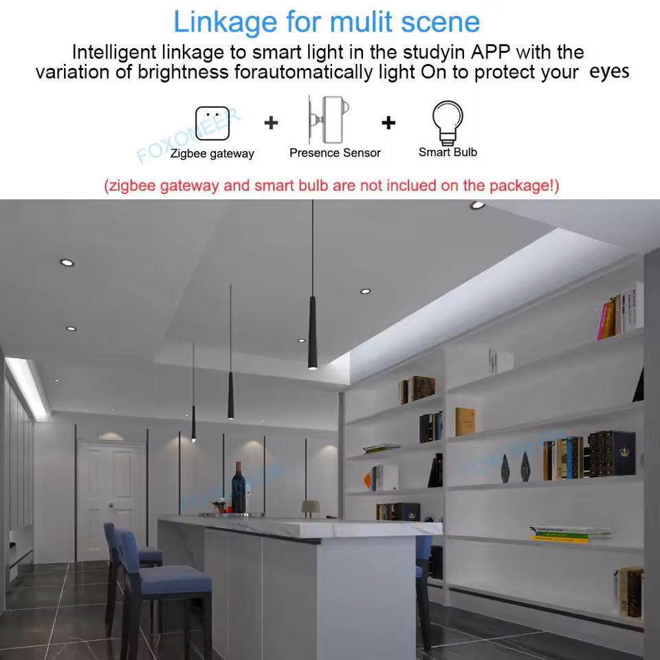 Human Presence Sensor With Motion Luminance And Distance Detection 5
