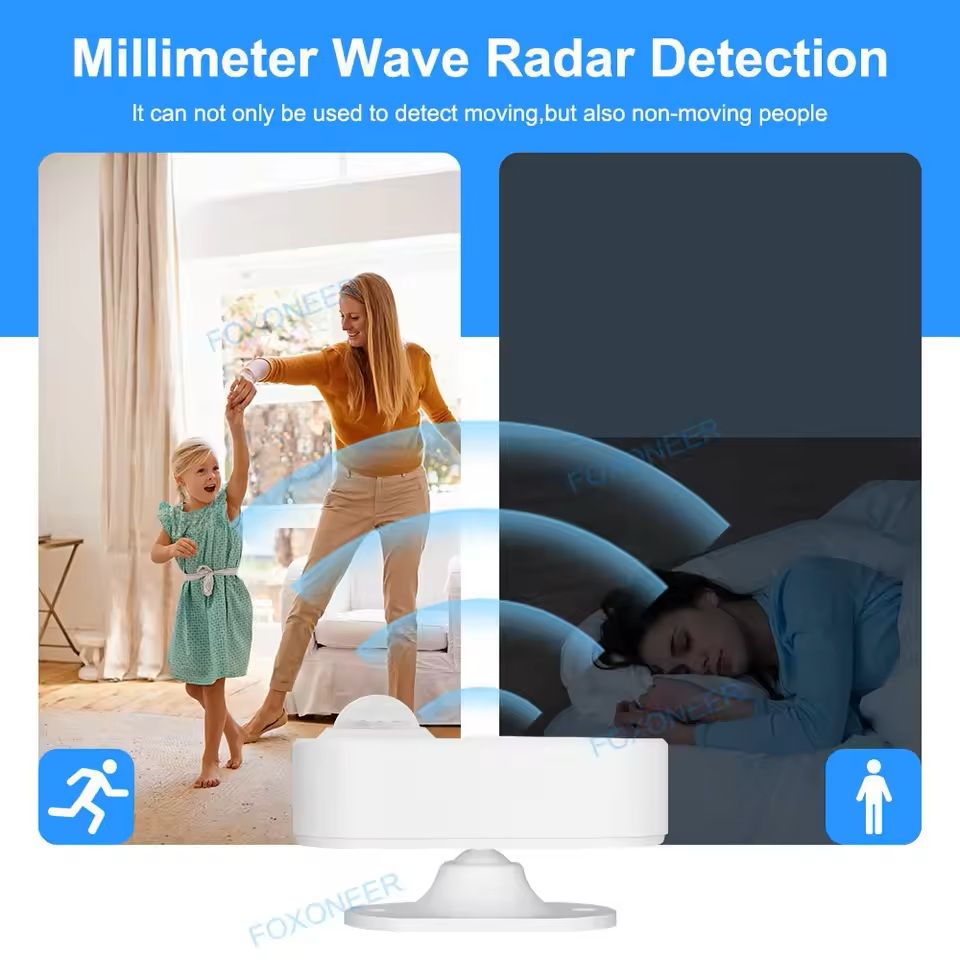 Human Presence Sensor With Motion Luminance And Distance Detection 6