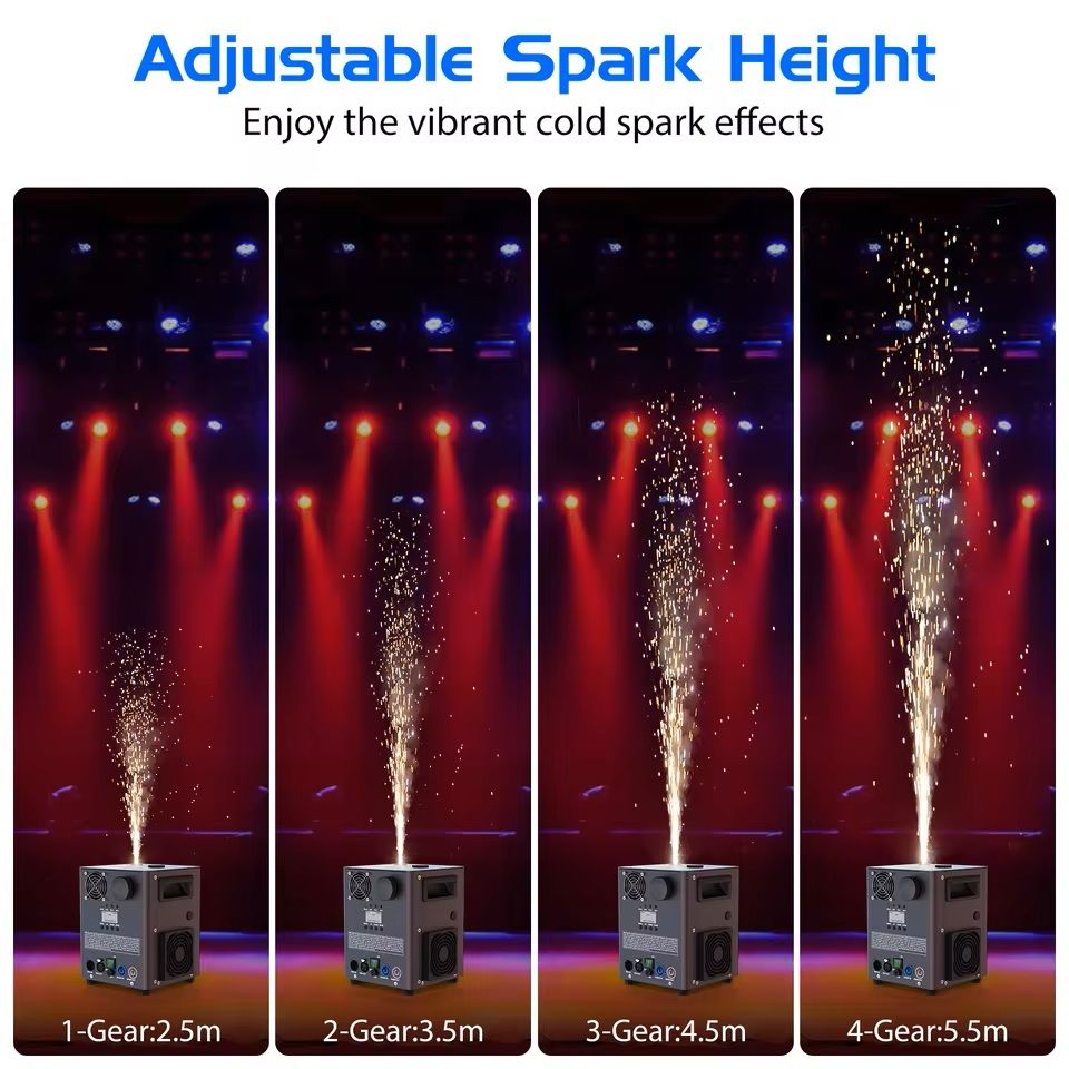 Cold Spark Fireworks Machine With DMX Control For Stage Events And Party Effects 4