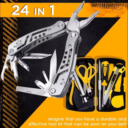 24 In 1 Multifunctional Diagonal Pliers With Wire Cutter For Electricians And Home Repair 2
