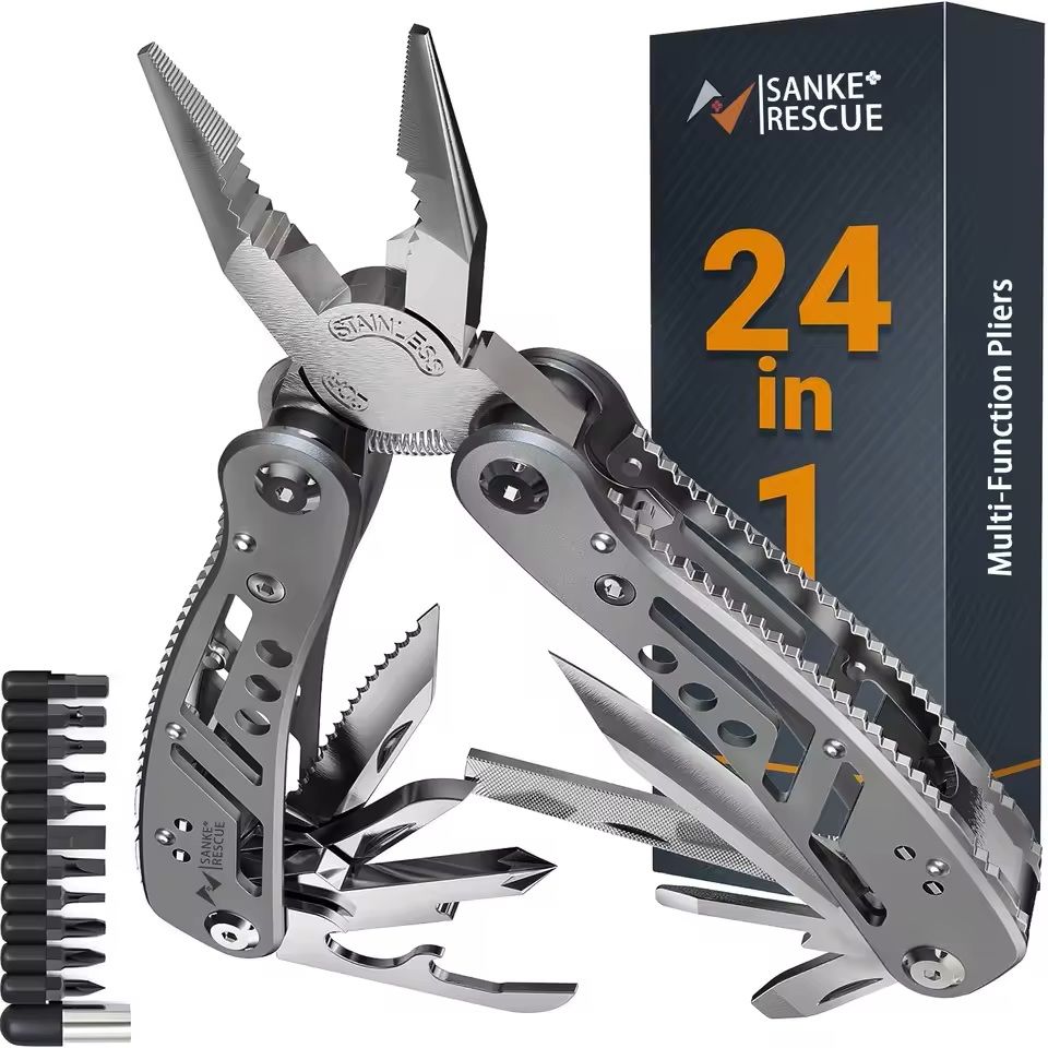 24 In 1 Multifunctional Diagonal Pliers With Wire Cutter For Electricians And Home Repair 5