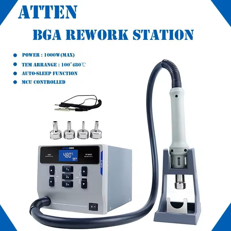 Hot Air Soldering Rework Station with Digital Display for Phone and PCB Repair