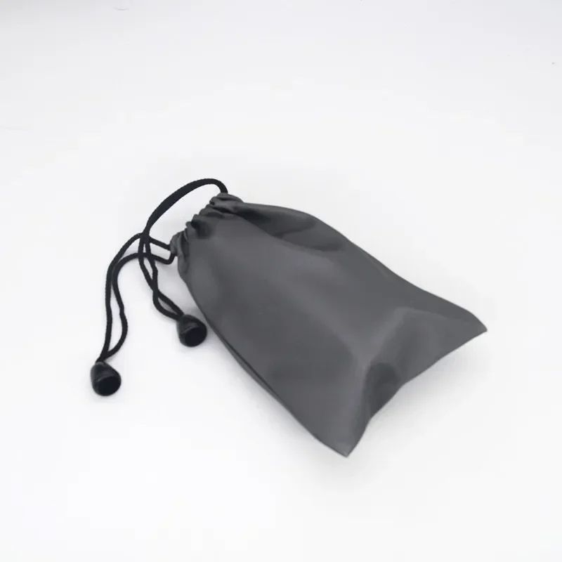 Waterproof Dustproof Oxford Drawstring Bag Black Polyester Pouch Organizer For Headset Data Cable   2