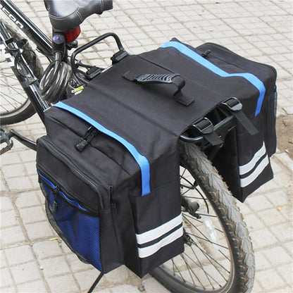 Bike Luggage Carrier Bag, Waterproof Rear Seat Pannier for Durable Cycling & Commuting