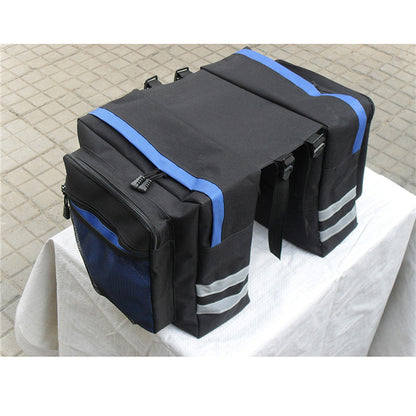 Bike Luggage Carrier Bag Waterproof Rear Seat Pannier For Durable Cycling  Commuting 3