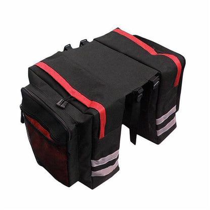 Bike Luggage Carrier Bag Waterproof Rear Seat Pannier For Durable Cycling  Commuting 8