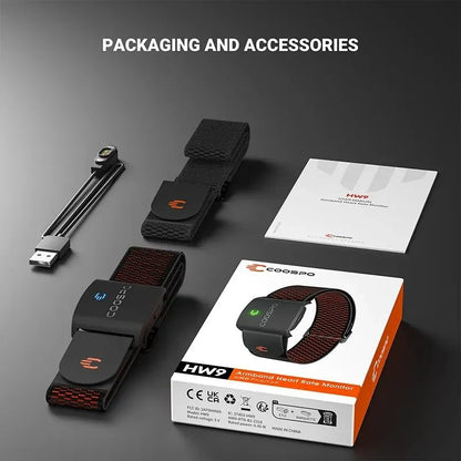 Optical Armband Heart Rate Monitor ANT HRM Sensor With HR Zones  Calorie Tracker For Peloton Zwift  5