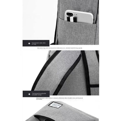 Trendy Mens Minimalist Backpack Large Capacity Unisex Travel School And Laptop Bag Washable  Versat 2