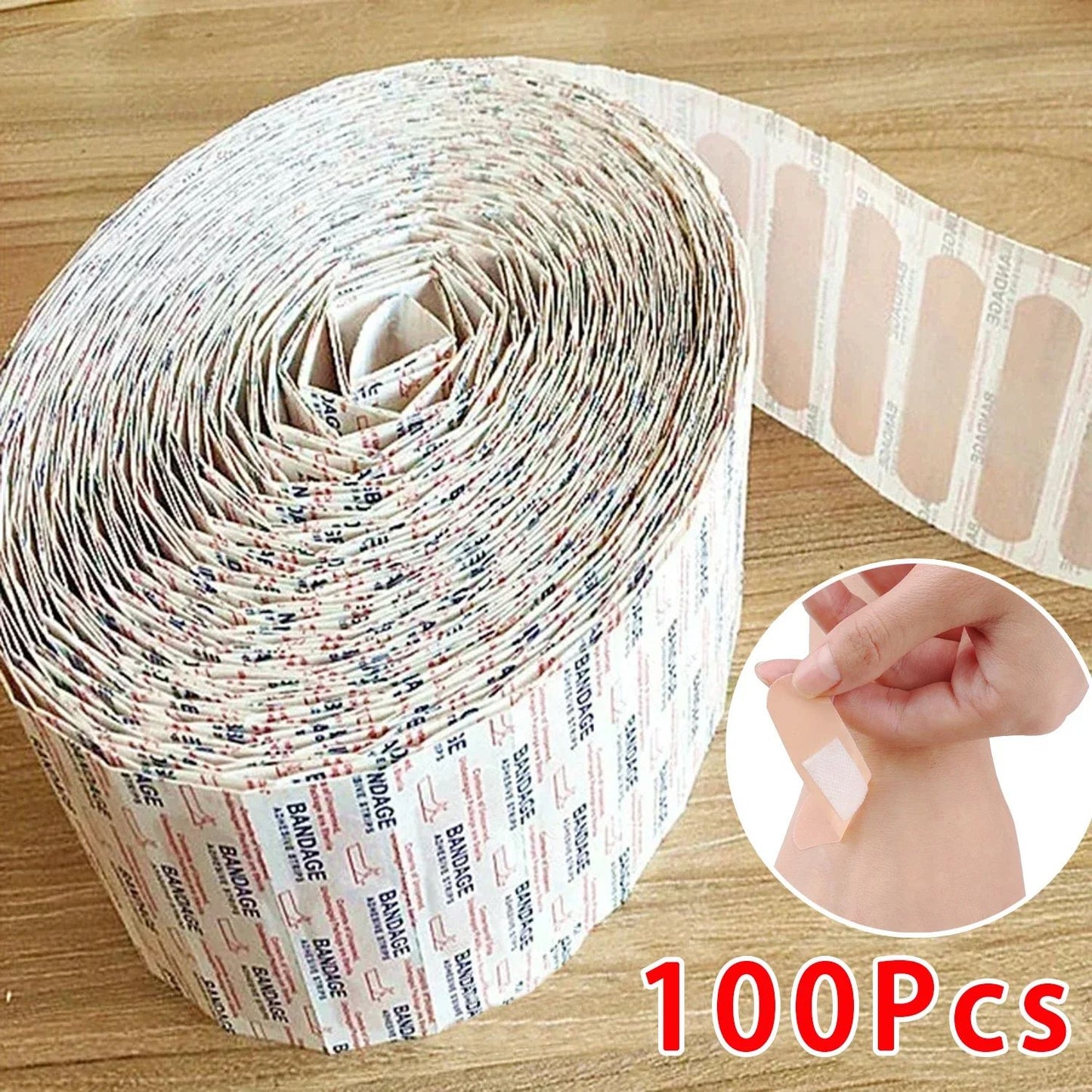 Waterproof Adhesive Band Aids For First Aid Breathable Cushion Plaster With Medical Gauze For Wound 7