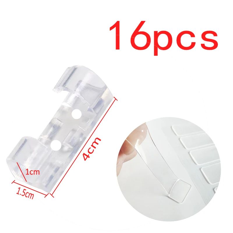 Cable Organizer Clips ABS Cable Management Desktop Wire Manager Cord Holder For USB Charging  Data  7