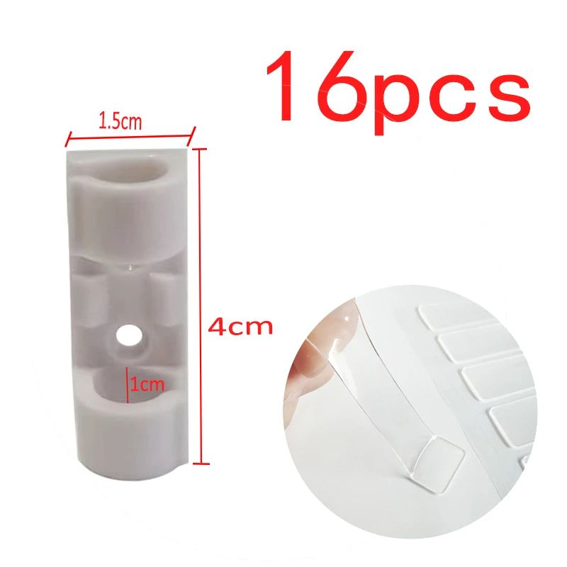 Cable Organizer Clips ABS Cable Management Desktop Wire Manager Cord Holder For USB Charging  Data  8