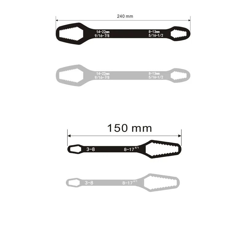 Universal Torx Wrench Adjustable Multifunction Board DoubleHead Spanner Repair Hand Tool For DIY  P 5