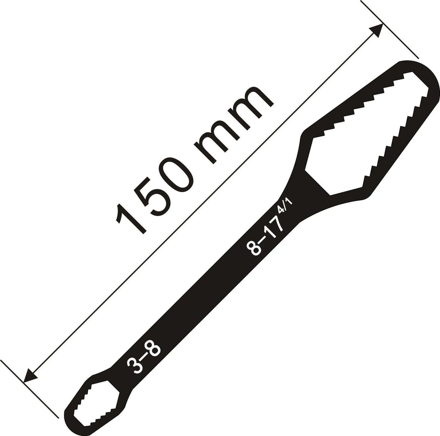 Universal Torx Wrench Adjustable Multifunction Board DoubleHead Spanner Repair Hand Tool For DIY  P 7