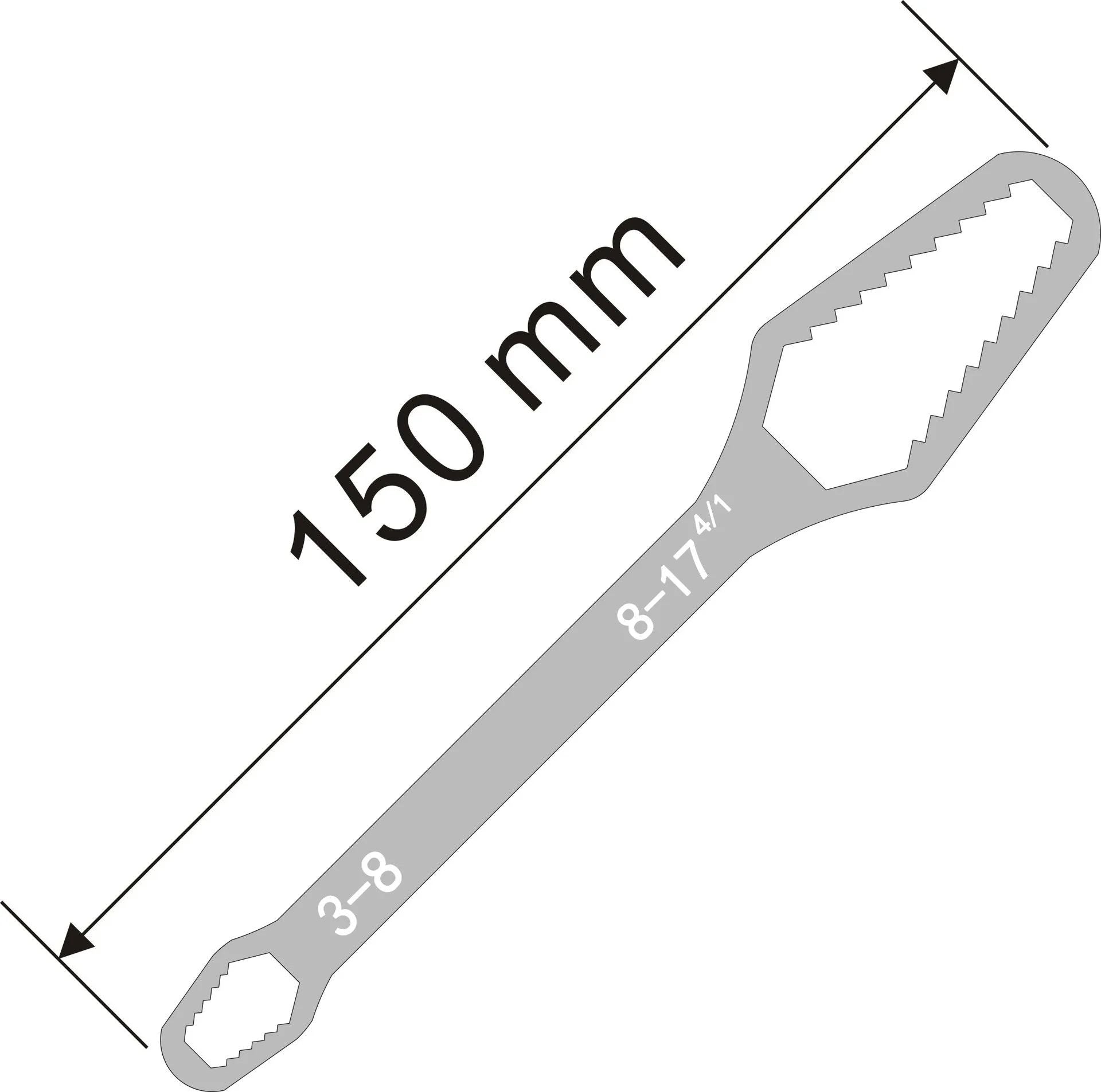 Universal Torx Wrench Adjustable Multifunction Board DoubleHead Spanner Repair Hand Tool For DIY  P 6