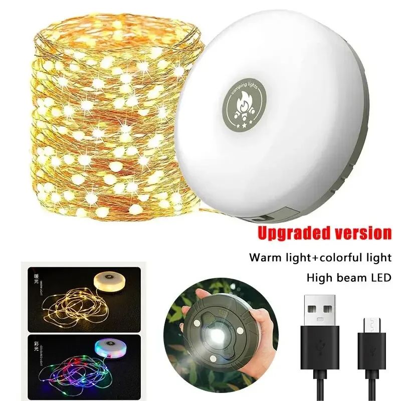 LED Camping Lamp Strip Waterproof Recyclable Outdoor Light Belt For Garden Tent Or Room Decoration  7