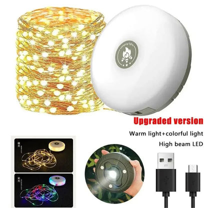 LED Camping Lamp Strip Waterproof Recyclable Outdoor Light Belt For Garden Tent Or Room Decoration  7