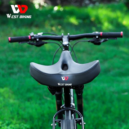 Comfortable Bicycle Saddle Ergonomic Soft Widened Thicken Cushion Pad For MTB  Road Breathable Cycl 1