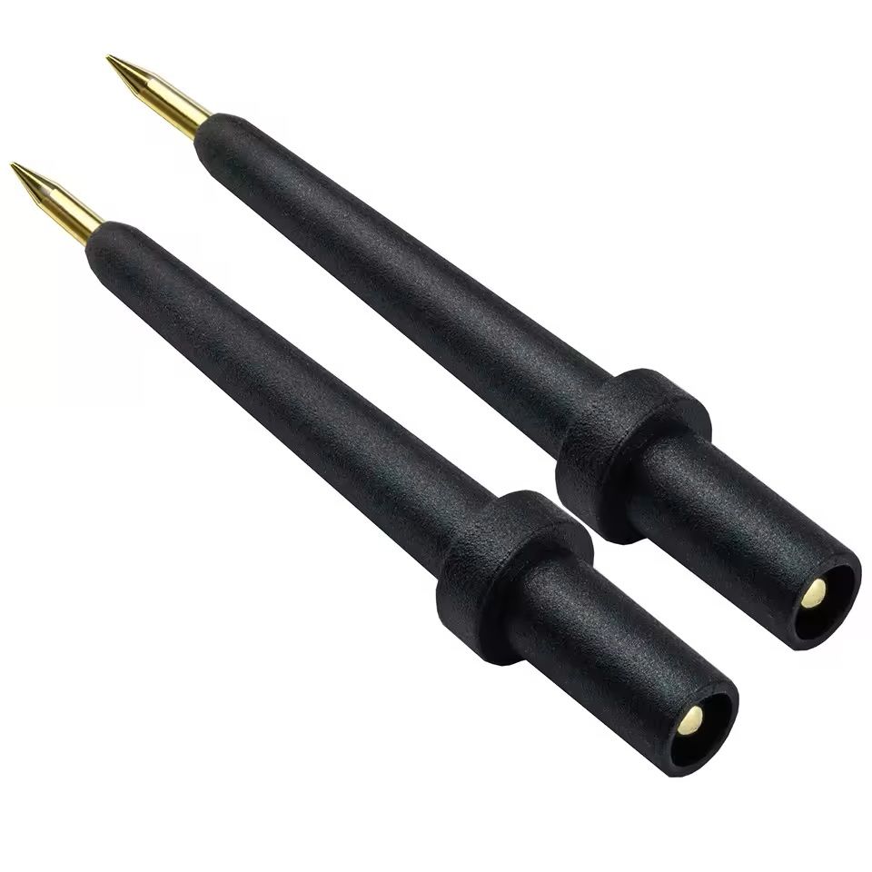2 Pack 4mm Banana Jack Adapter Tips For Power Circuit Probe And Electrical Testing 4