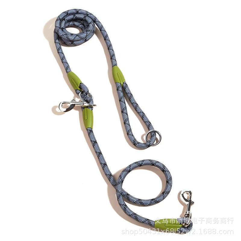 Reflective Nylon Dog Leash Slip Lead With Traffic Handle For Small Large Dogs HandsFree Running Pet 8