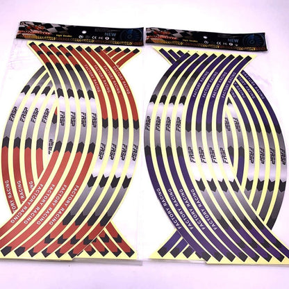 High-Visibility Car Reflective Strips, Universal Rim Tape for Motorcycle, Bicycle & Auto Wheels