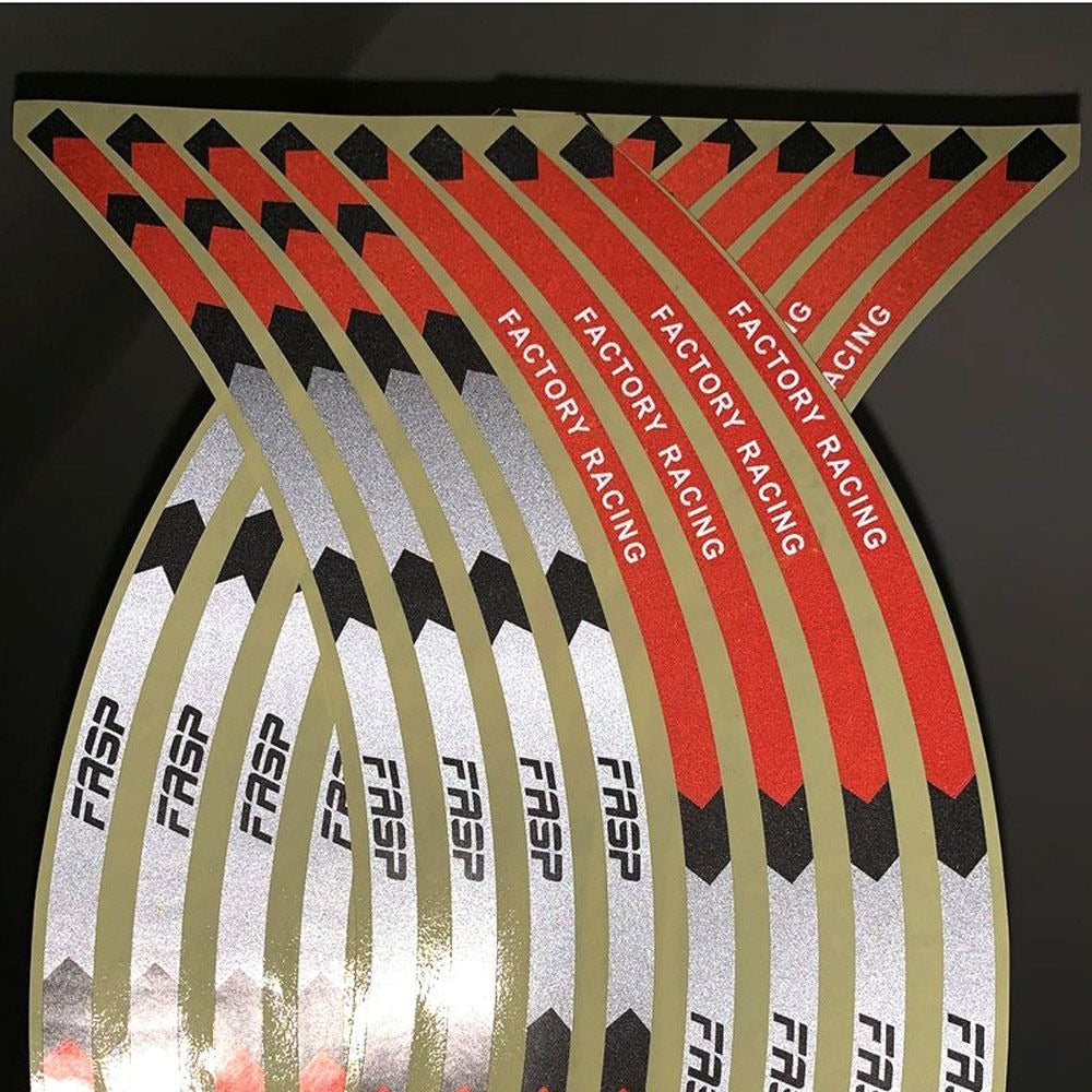 High-Visibility Car Reflective Strips, Universal Rim Tape for Motorcycle, Bicycle & Auto Wheels