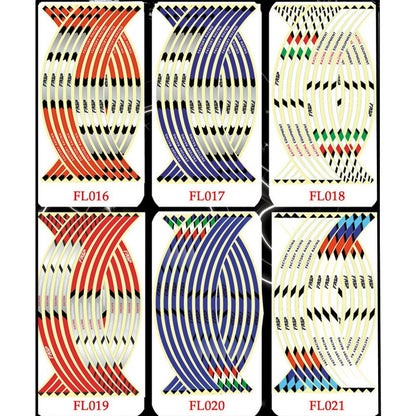 High-Visibility Car Reflective Strips, Universal Rim Tape for Motorcycle, Bicycle & Auto Wheels