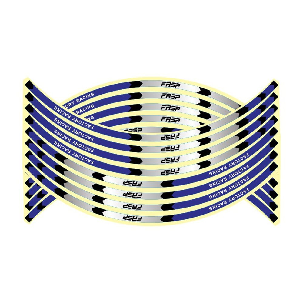 High-Visibility Car Reflective Strips, Universal Rim Tape for Motorcycle, Bicycle & Auto Wheels