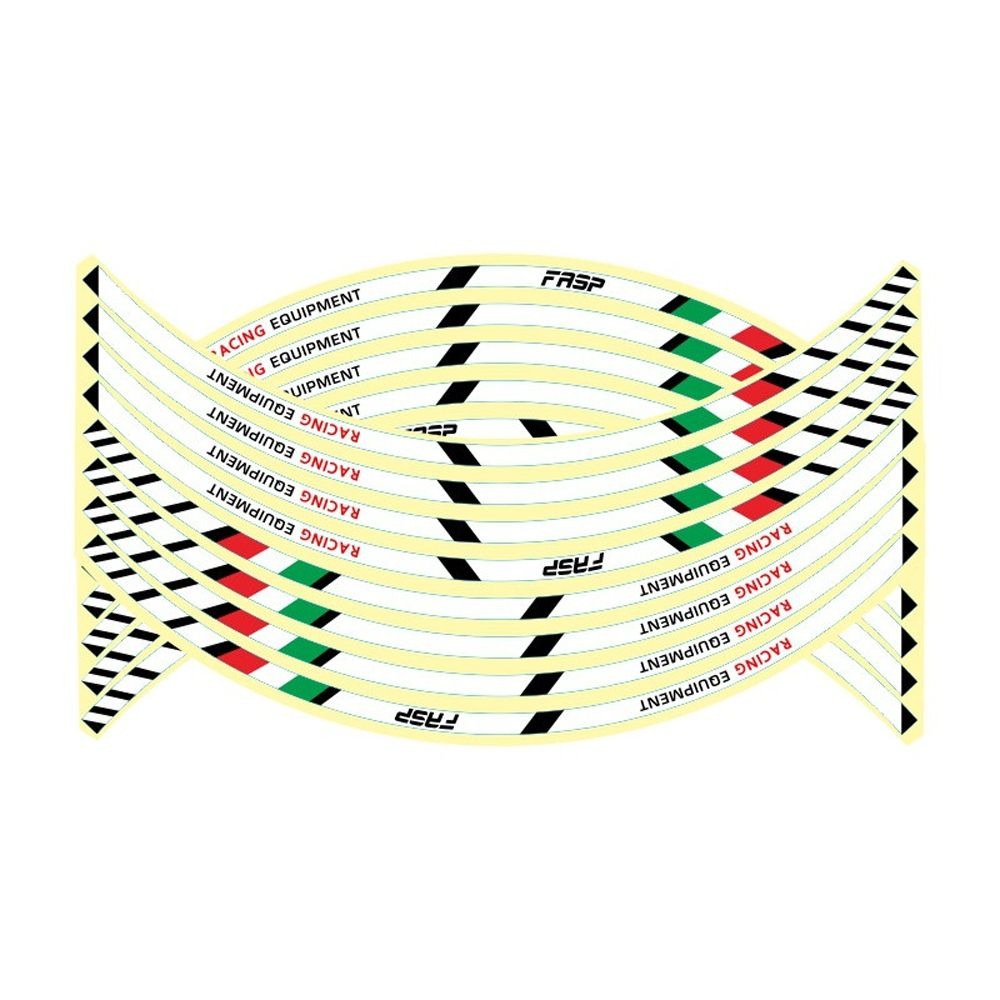 High-Visibility Car Reflective Strips, Universal Rim Tape for Motorcycle, Bicycle & Auto Wheels